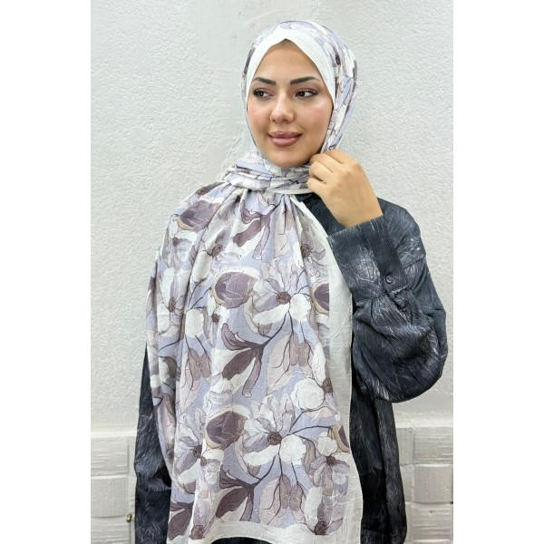 Desenli Bambu Şal 038AG